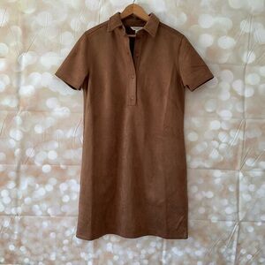 Max Studio Brown Suede Dress